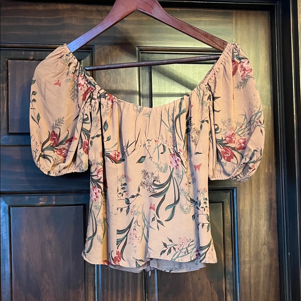 Reformation Floral Blouse